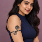 Nagesh Cobra Antique-Silver-Tone Arm Cuff | MyJhumki