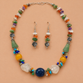 Rangtara Multicolour Beaded Necklace Set | MyJhumki
