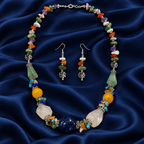 Rangtara Multicolour Beaded Necklace Set | MyJhumki