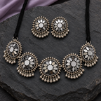 Aaina Phool Mirror Choker Set | MyJhumki