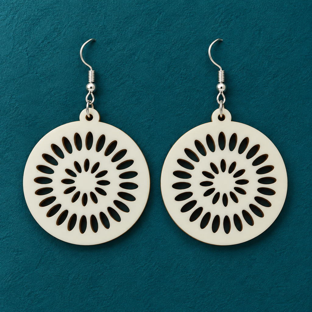 Aarika Radial Sunburst Earrings | MyJhumki