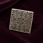 Aarika Heritage Square Oxidised Ring | MyJhumki