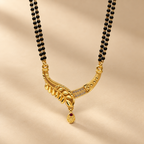 Aarohi Leaf Arc Mangalsutra by MyJhumki