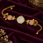 Gulabi Mor Ghungroo Kashmiri Watch | MyJhumki