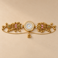 Gulabi Noor Floral Pearl Kashmiri Jewellery Watch by MyJhumki