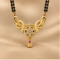 Kavya Floral Halo Mangalsutra by MyJhumki