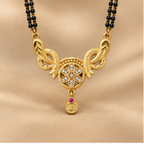 Kavya Floral Halo Mangalsutra by MyJhumki