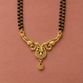 Morini Twin Peacock Gold-Tone Mangalsutra by MyJhumki