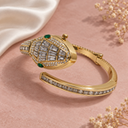 Naagmani Crystal Snake Bracelet Watch | MyJhumki