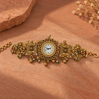 Rajsi Peacock Filigree Kashmiri Watch | MyJhumki