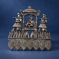 Rajwada Darbar Oxidised Statement Ring | MyJhumki
