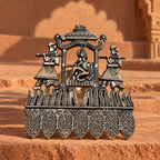 Rajwada Darbar Oxidised Statement Ring | MyJhumki