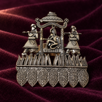 Rajwada Darbar Oxidised Statement Ring | MyJhumki
