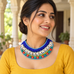 Rangrez Cowrie Garba Necklace | MyJhumki
