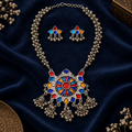 Rangrez Mandala Ghungroo Necklace Set | MyJhumki