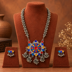 Rangrez Mandala Ghungroo Necklace Set | MyJhumki