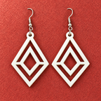 Riya Double Diamond Earrings | MyJhumki