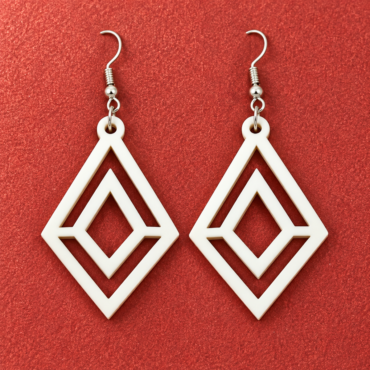 Riya Double Diamond Earrings | MyJhumki