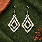 Riya Double Diamond Earrings | MyJhumki