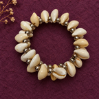 Samudra Ivory Cowrie Shell Bracelet | MyJhumki