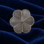Shatpankhi Geometric Flower Ring | MyJhumki