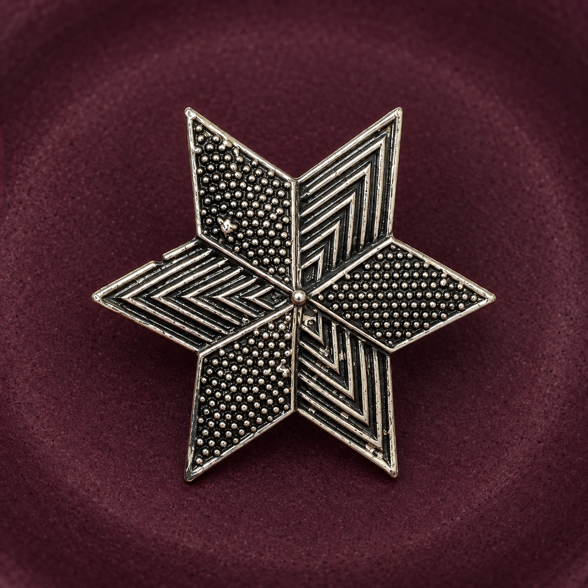 Taarika Geometric Star Statement Ring | MyJhumki
