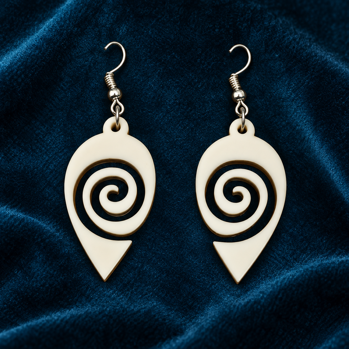 Tara Spiral Point Drop Earrings | MyJhumki