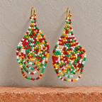 Utsav Multicolour Loop Teardrop Earrings | MyJhumki