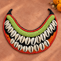 Vanra Double Cowrie Garba Necklace | MyJhumki