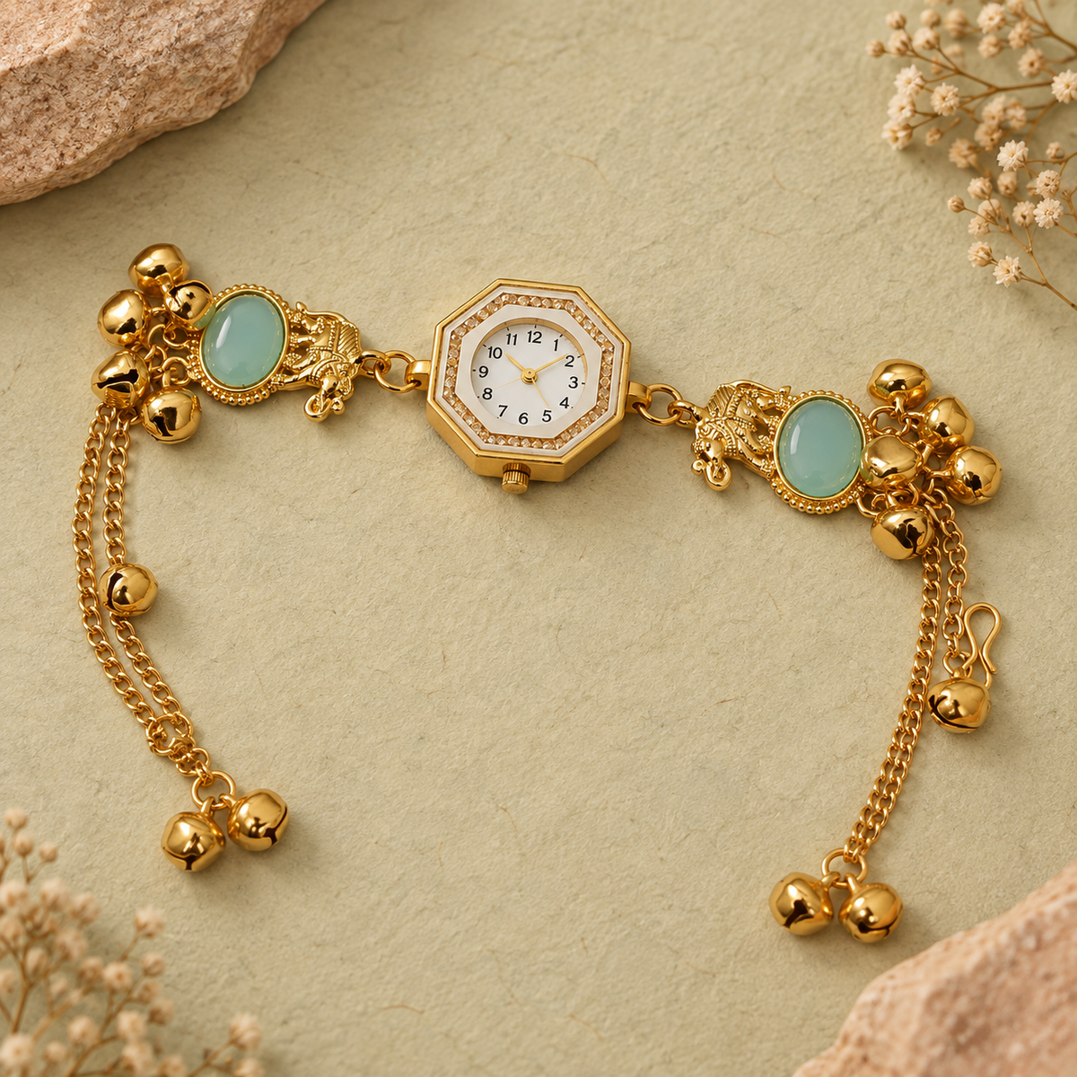 Zoya Firoza Ghungroo Kashmiri Watch | MyJhumki