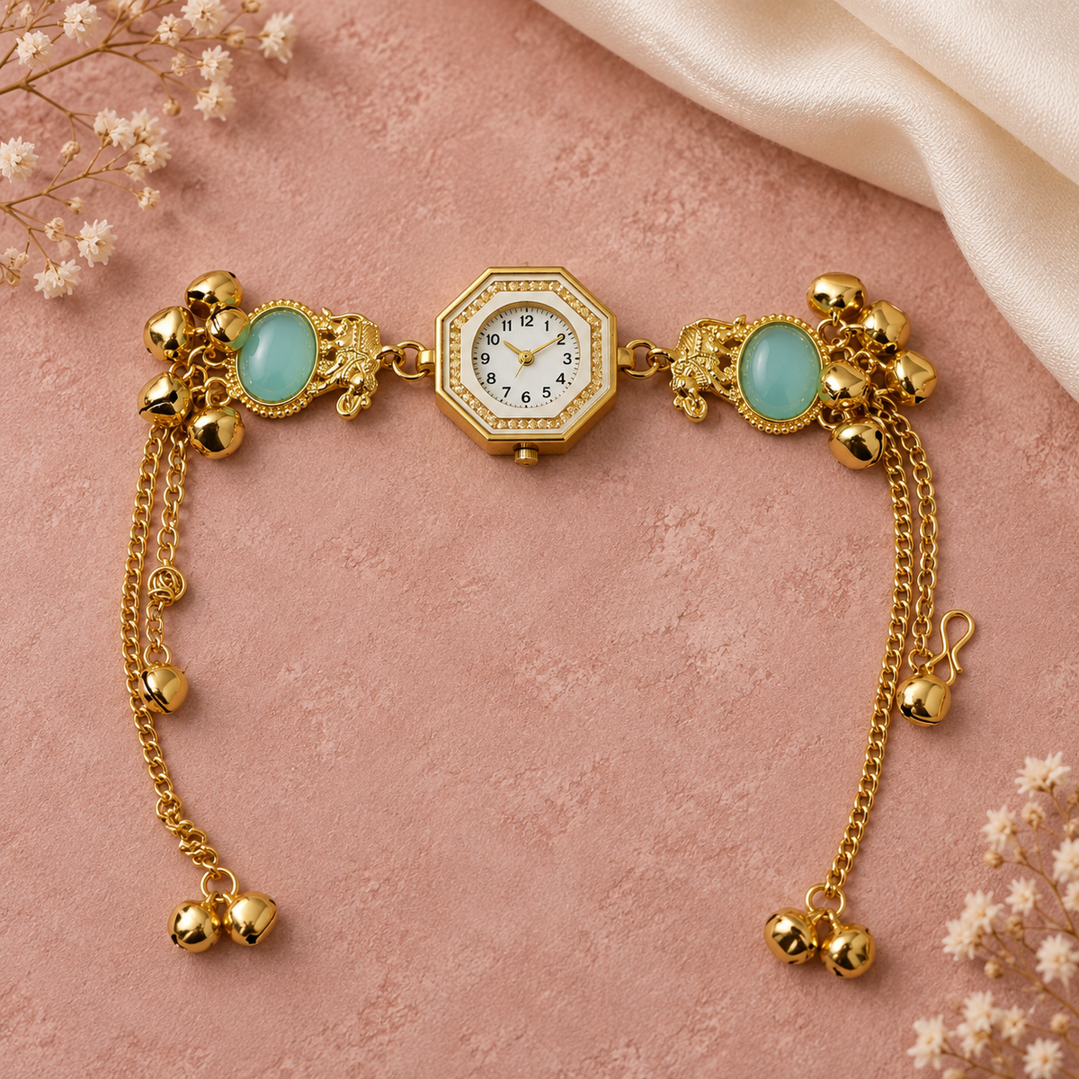 Zoya Firoza Ghungroo Kashmiri Watch | MyJhumki