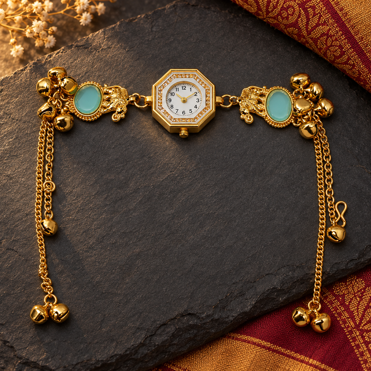 Zoya Firoza Ghungroo Kashmiri Watch | MyJhumki
